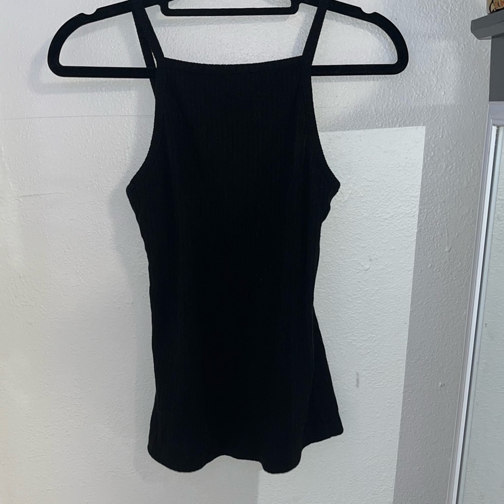 Black tank top